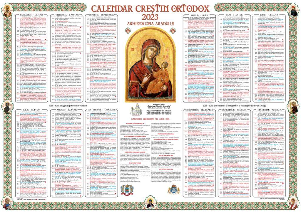 Calendar ortodox februarie 2023. Principalele sărbători religioase ale