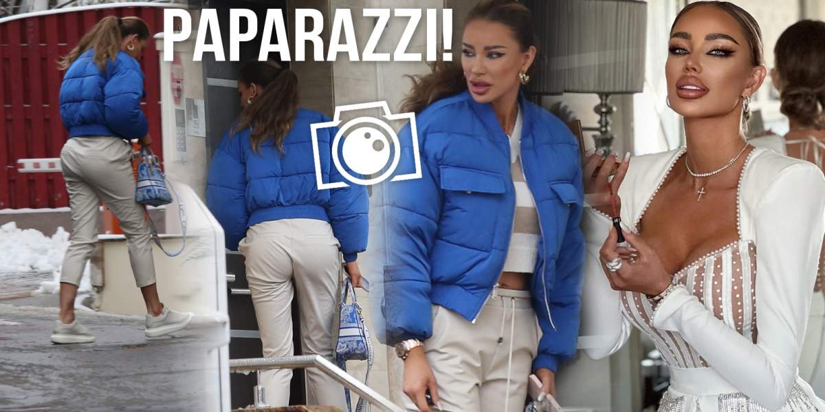 Bianca Drăgușanu, ținută de infarct, pe ninsoare! A lăsat să se vadă rezultatele de la sală / PAPARAZZI