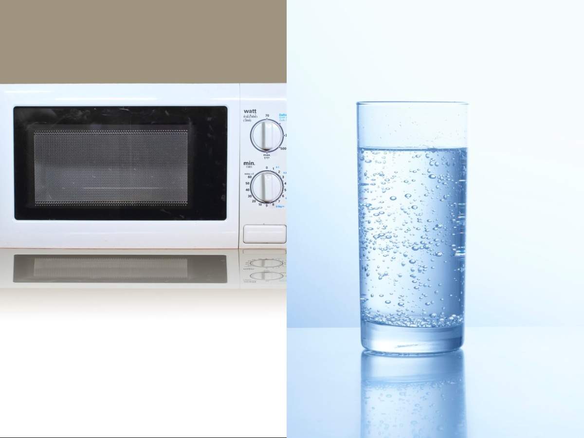 De ce e bine să  pui un pahar cu apă în cuptorul cu microunde