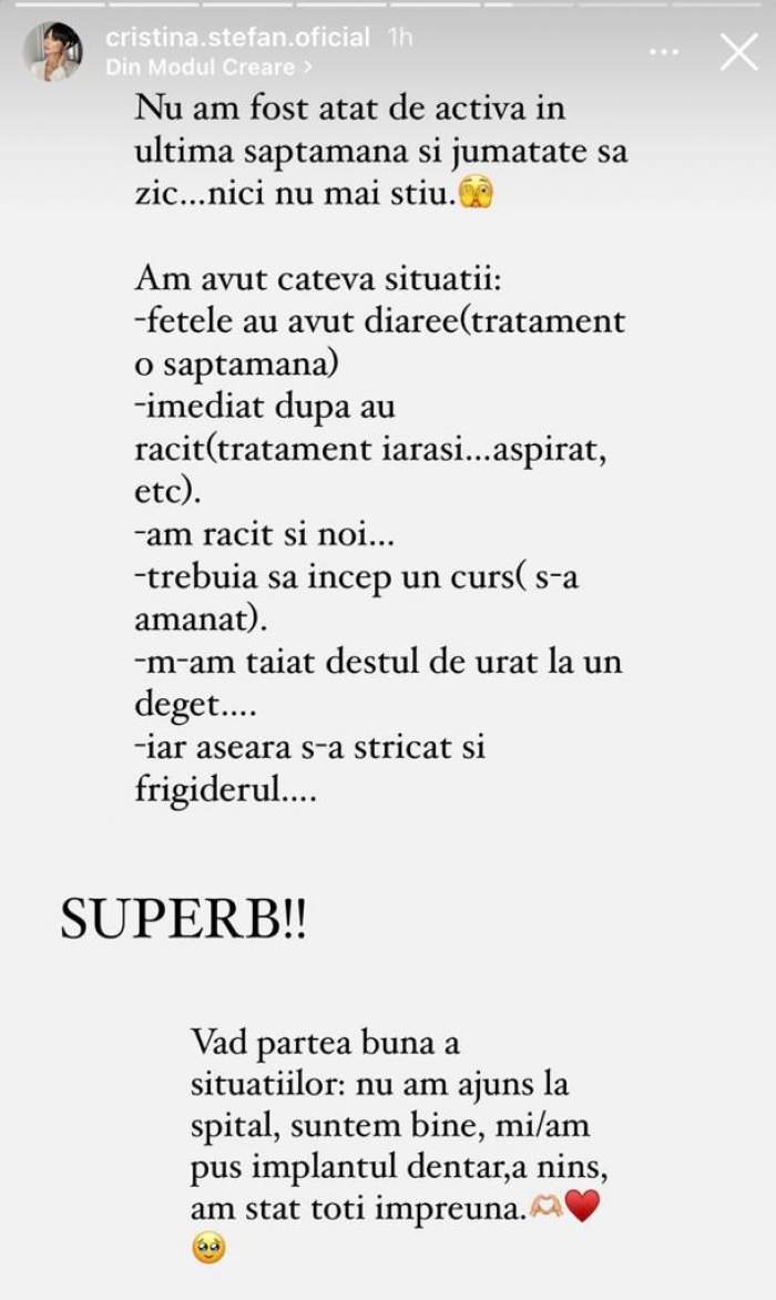 Problemele se țin lanț de soția lui Denis Ștefan. Ce a pățit partenera lui, Cristina: "Am avut câteva situații…”