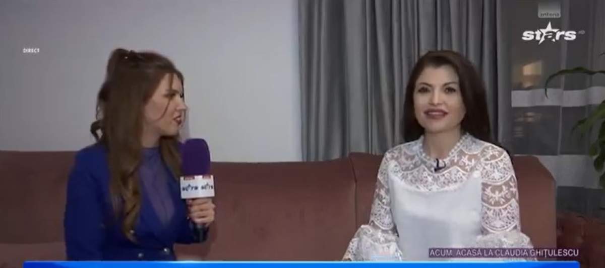 Claudia Ghițulescu a dat interviu la Antena Stars