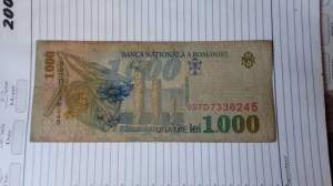 Bancnota de 1000 de lei, cu chipul lui Mihai Eminescu, se vinde cu o suma frumoasă pe OLX. Ce preț are în 2023