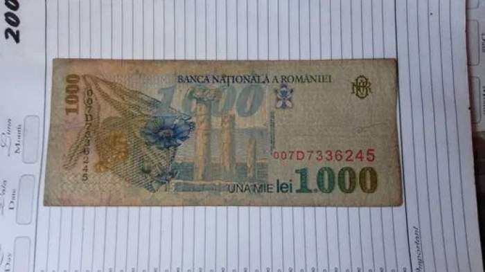 Bancnota de 1000 de lei, cu chipul lui Mihai Eminescu, se vinde cu o suma frumoasă pe OLX. Ce preț are în 2023