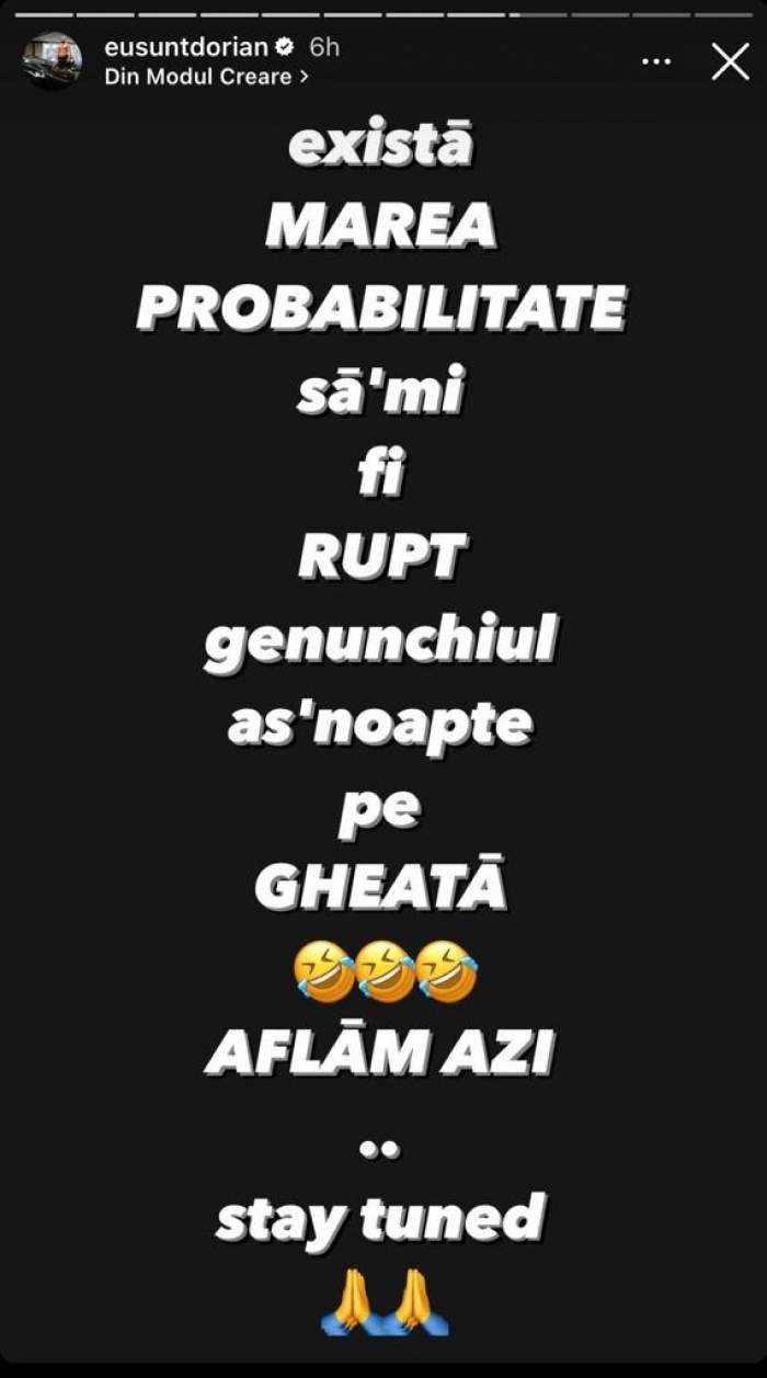 Dorian Popa, în cârje pe internet! Cu ce probleme se confruntă vlogger-ul, după ce a căzut pe gheață: "Începe un capitol…”