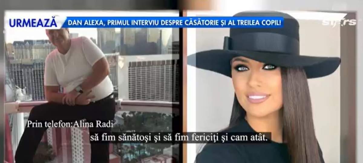 Alina Radi și Nick Rădoi, captură video