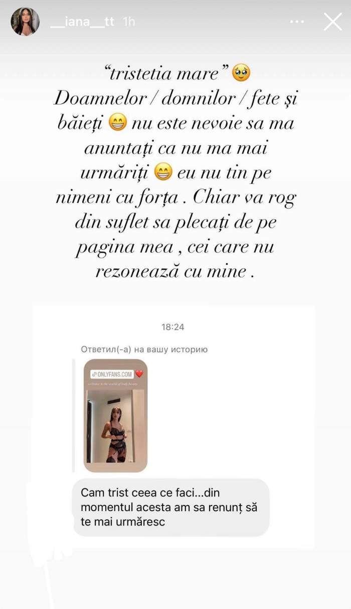Yana de la Mireasa și-a făcut cont pe OnlyFans! Mesajul transmis după ce a fost criticată pentru că postează pe platforma de adulți: „Cei care nu...” / FOTO
