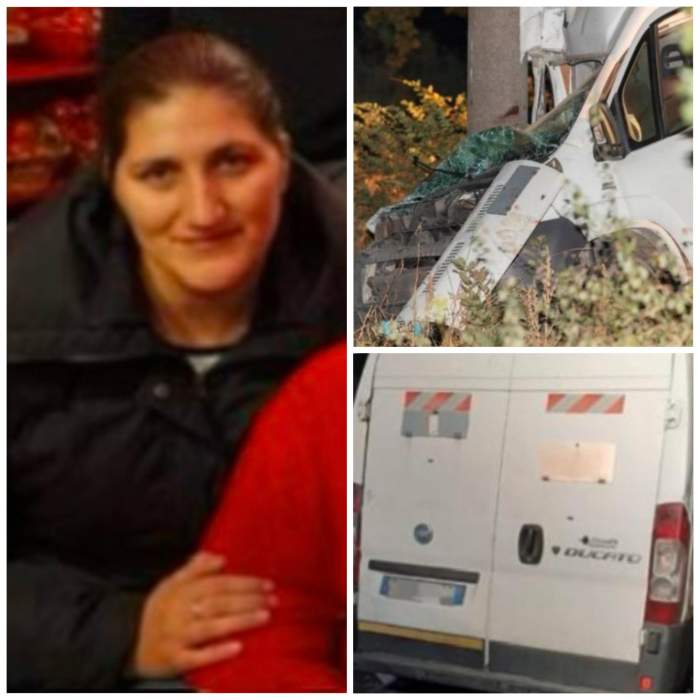 Ana Maria a murit într-o dubă zdrobită de stâlp, în Italia