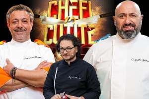 Când este finala de la Chefi la cuțite. Va fi ultima ediție a show-ului culinar cu Sorin Bontea, Florin Dumitrescu și Cătălin Scărlătescu
