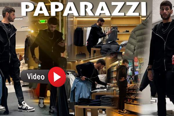 Gabi Oprea Jr. nu are nevoie de companie atunci când iese în oraș. Băiatul de bani gata se răsfață și singur / PAPARAZZI