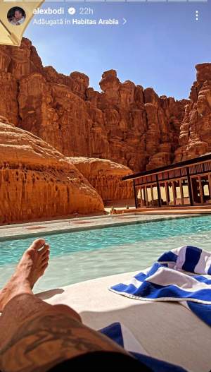 Cât de mult costă vacanța de lux în care Alex Bodi a plecat cu iubita lui! Este unul dintre cele mai luxoase locuri din Arabia Saudită / FOTO