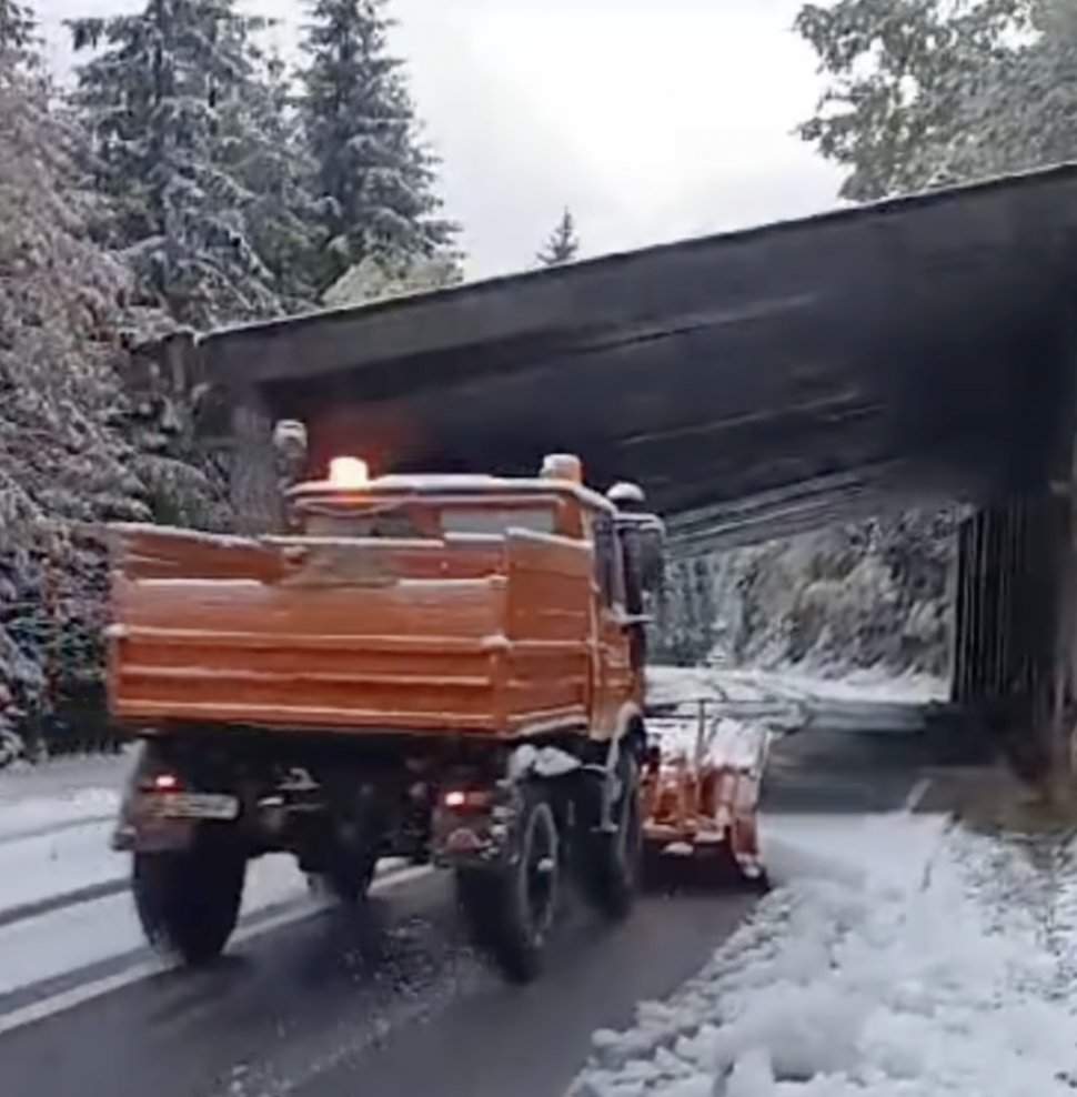 zăpadă și utilaje în Brașov