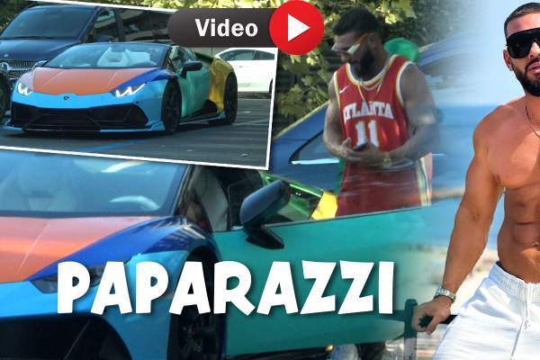 Hatz, pe șmecherie! Dorian Popa muncește, dar se și fălește! Vloggerul și-a făcut apariția în cea mai nouă achiziție / PAPARAZZI