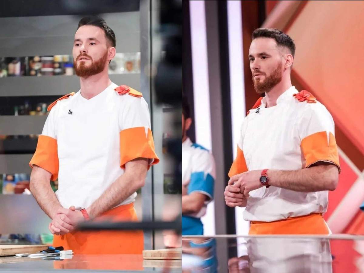Valentin Timofte a venit cu multă ambiție la Chefi la cuțite. Valentin Timofte la Chefi la cuțite.