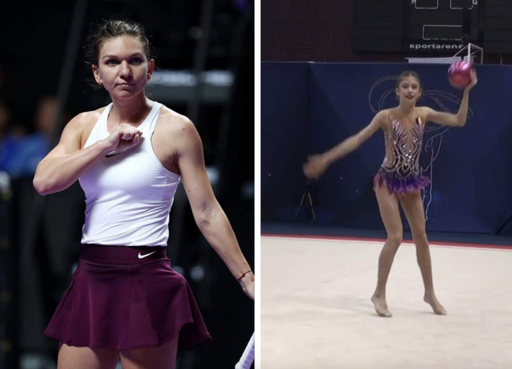 Simona Halep si nepoata ei împart aceeași pasiune pentru sport