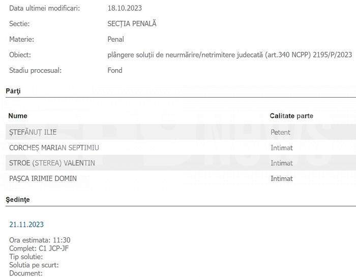 Soțul artistei Carmen de la Sălciua, un nou proces penal / Când este citat în fața judecătorilor!