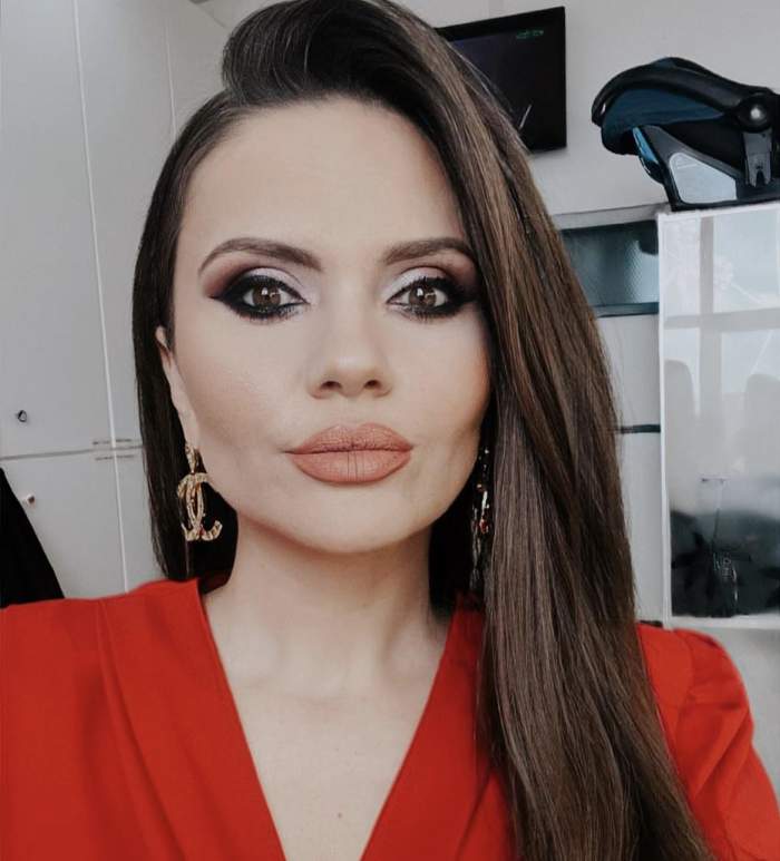 Cristina Șișcanu machiată