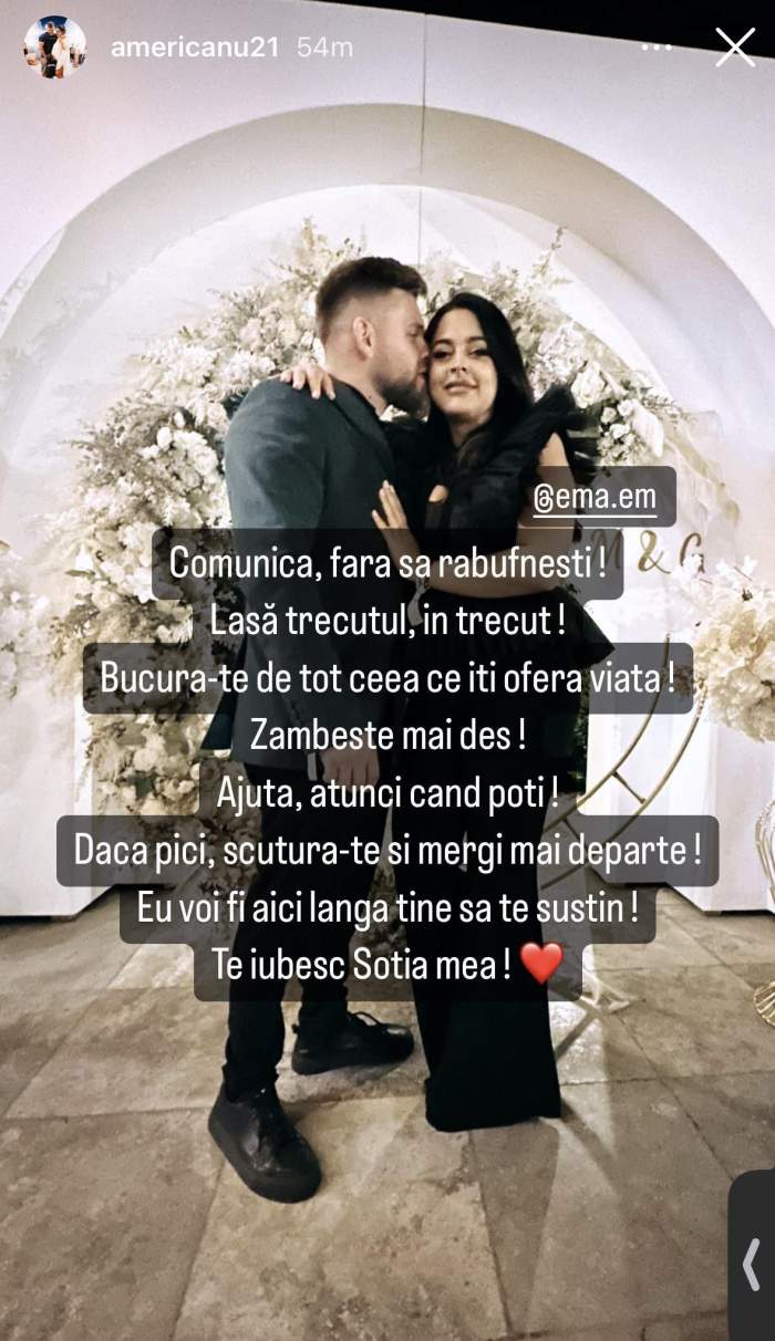 Ema Oprișan și Răzvan Kovacs la o nuntă