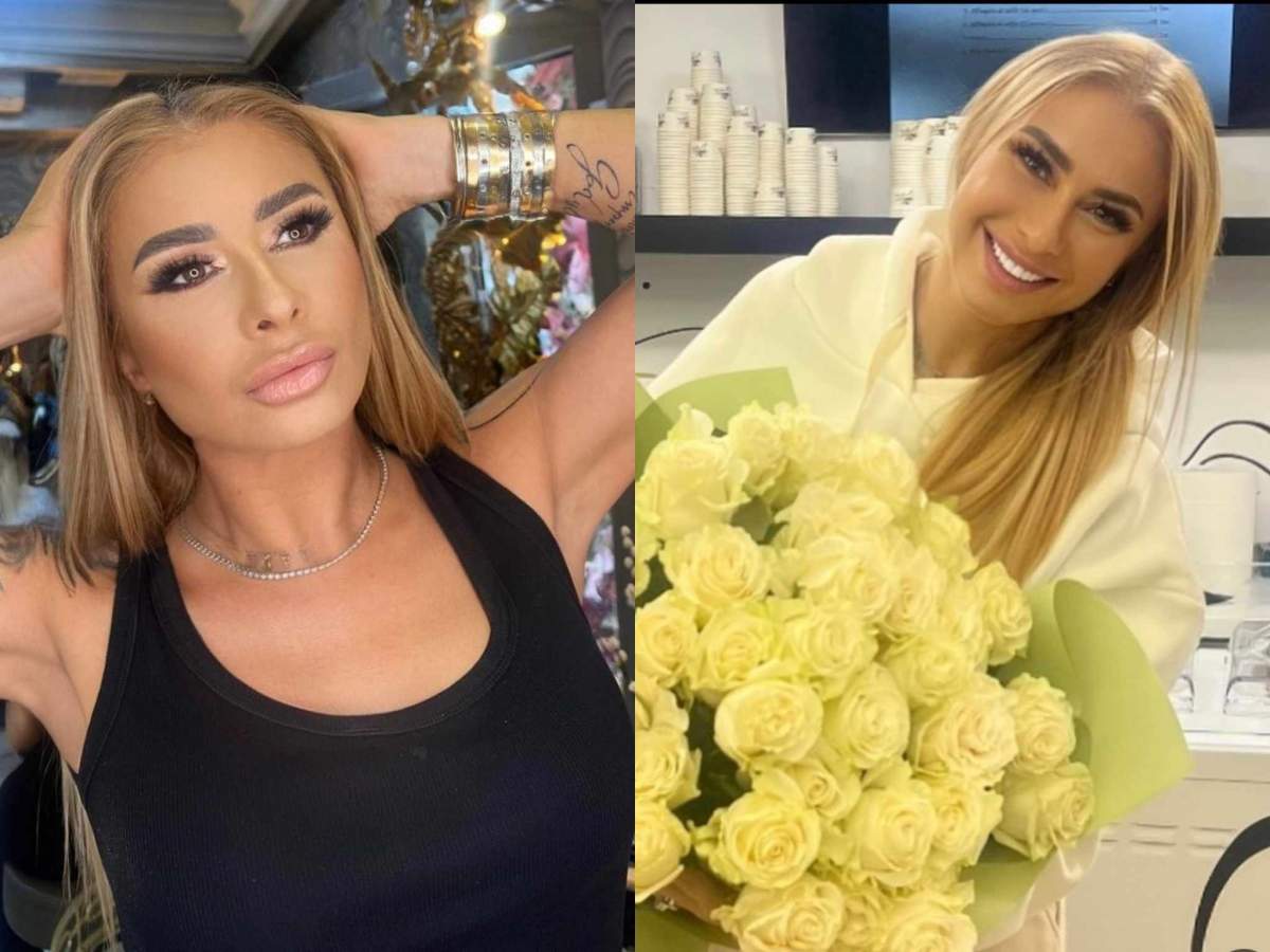 Anamaria Prodan a spus de ce este singură. Anamaria Prodan cu un buchet de flori galbene