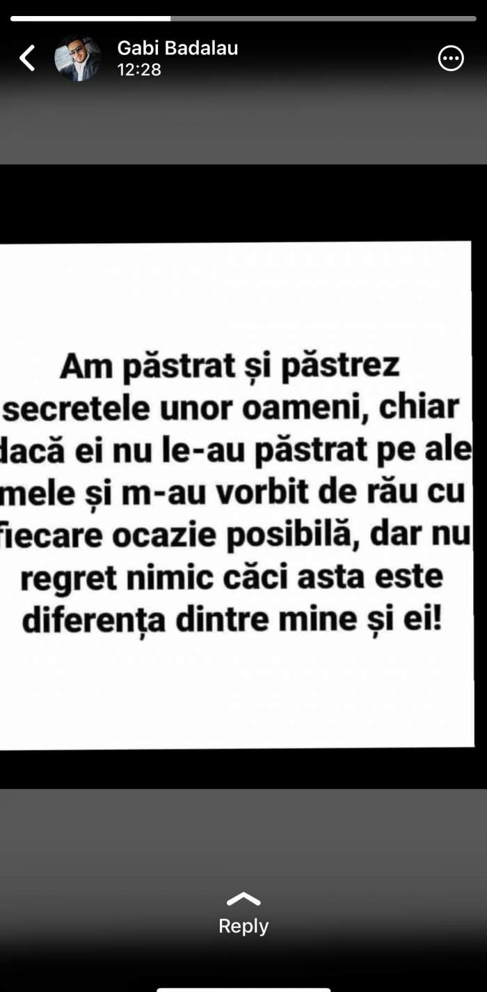 Gabi Bădălău, „înțepătură” la adresa persoanelor care i-au dezvăluit secretele: „Chiar dacă ei nu le-au păstrat pe ale mele...”. La cine face referire omul de afaceri / FOTO