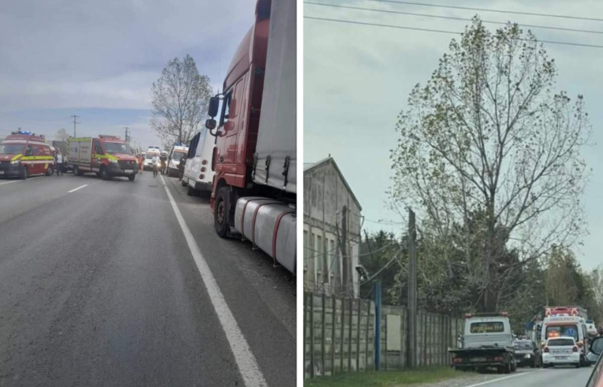 Accident rutier Incidentul dintre cele doua vehicule a avut loc pe DN72