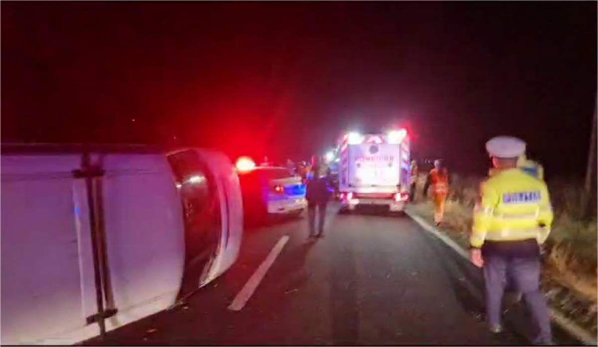 Doua mașini și o autoutilitară au fost implicate într-un accident in județul Constanta