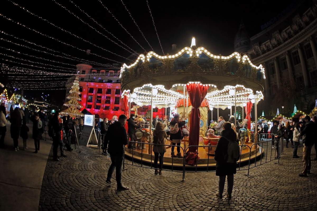 imagine de la Târgul de Crăciun din București