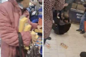 Nebunie la un cunoscut lanț de magazine! Produsul redus pentru care oamenii s-au călcat în picioare la propriu: „Stai, domnule” / VIDEO