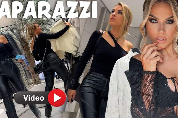 Amna, hot și când iese la cumpărături! Artista are grijă de imaginea ei în orice situație / PAPARAZZI