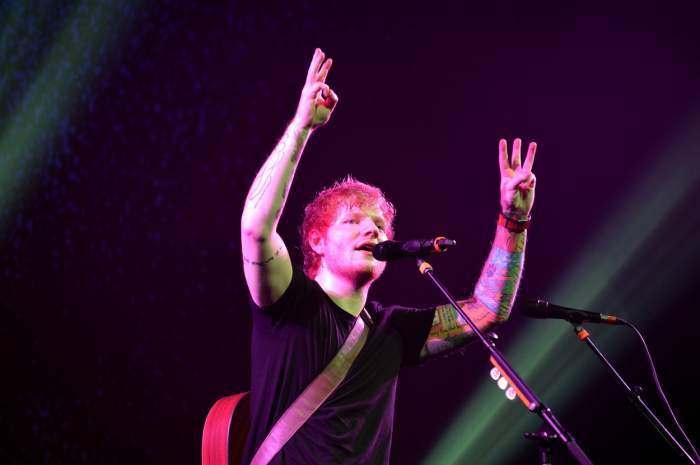 Ed Sheeran pe scenă