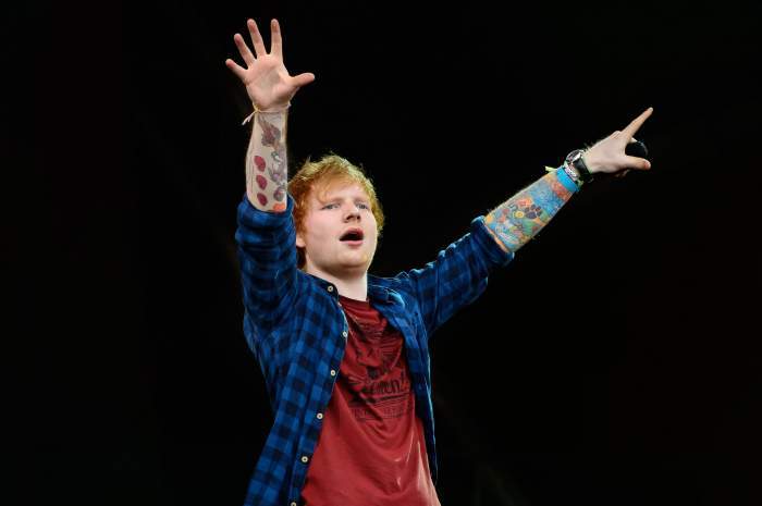 Ed Sheeran pe scenă