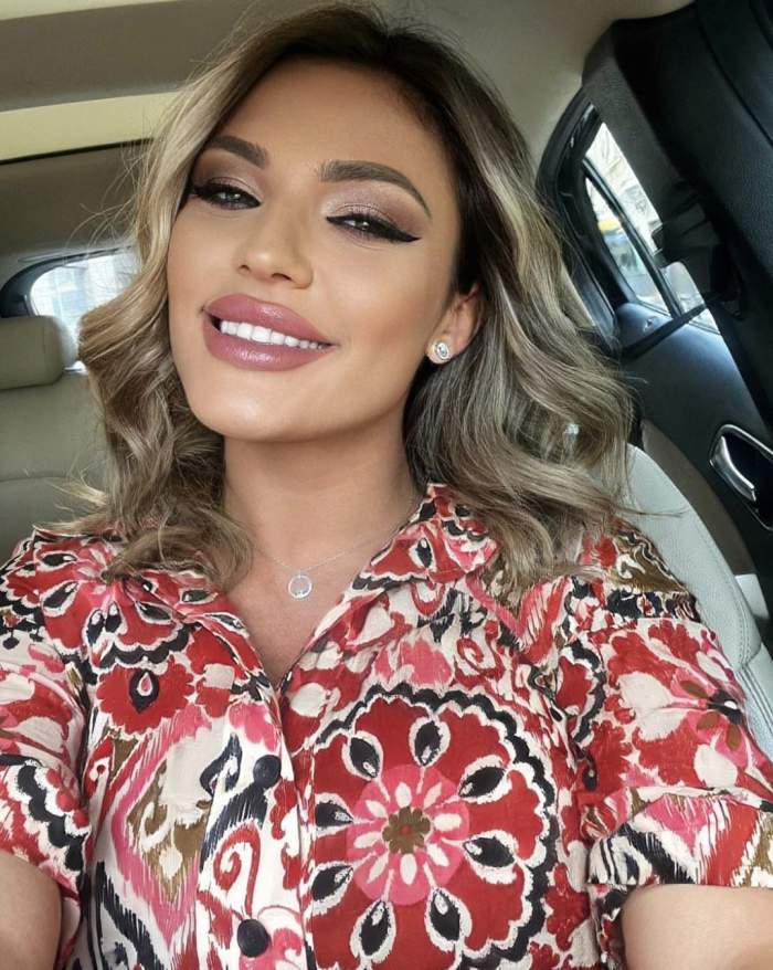 Diana Enache in mașina