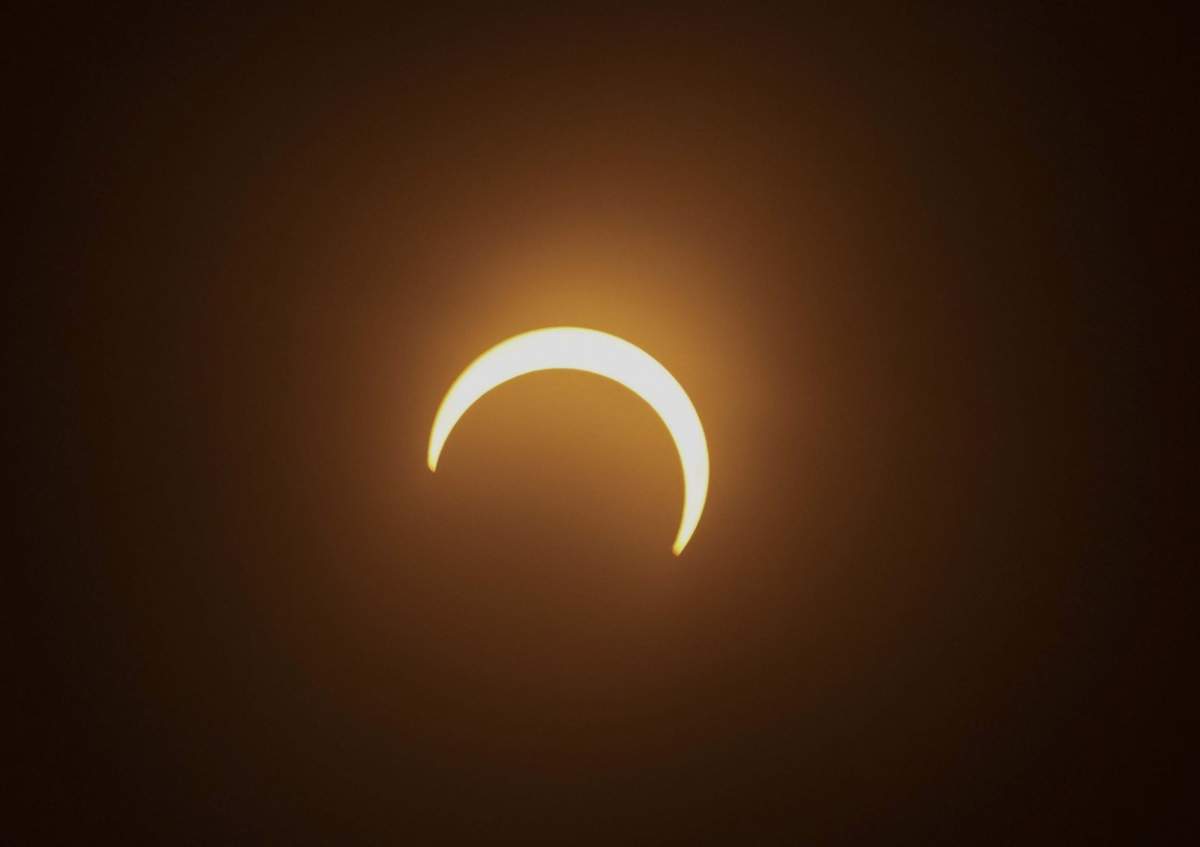 Statele Unite văd un inel de foc în eclipsa anulară, Escalante - 14 octombrie 2023