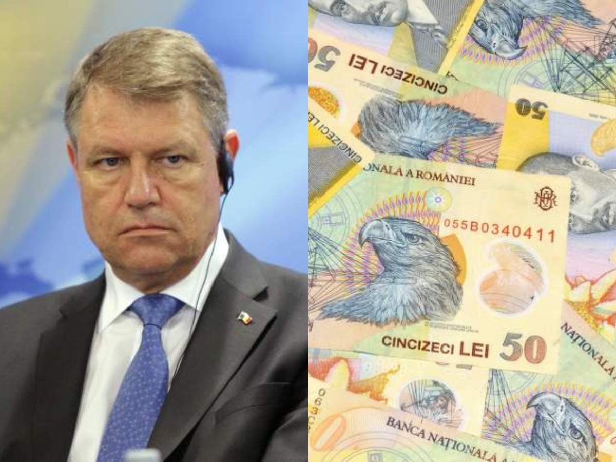 Colaj Klaus Iohannis și bani