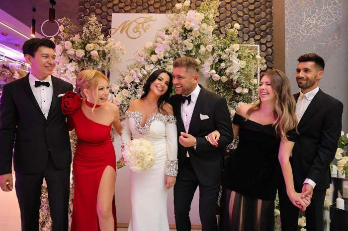 Ce decor spectaculos au avut la nuntă Costin Gheorghe și iubita lui, Maria Cușu. Imagini cu locația exclusivistă aleasă de cei doi / FOTO