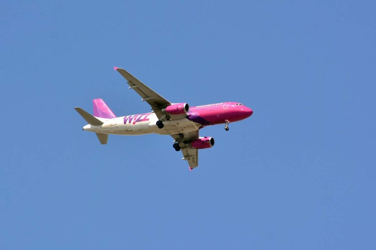 Wizz Air (este un transportator maghiar ultra-low-cost cu sediul central în Budapesta), avion Airbus A320-232, Budapesta, Ungaria, Magyarorszg, Europa