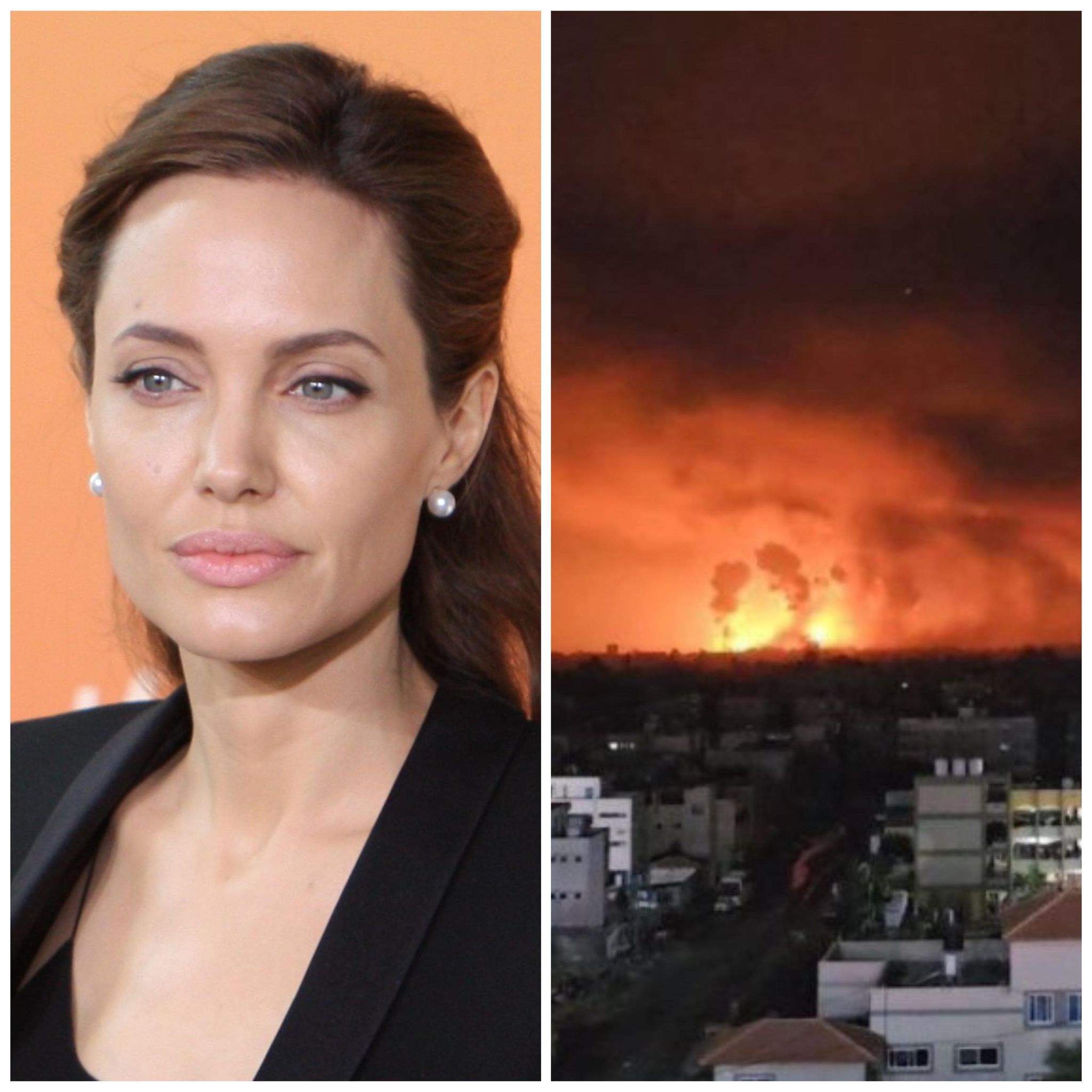 Actrița Angelina Jolie, mesaj după începerea războiului din Israel