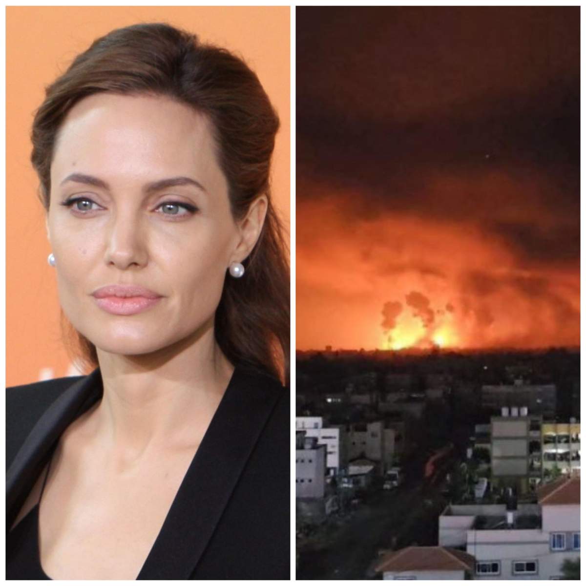 Actrița Angelina Jolie, mesaj după începerea războiului din Israel