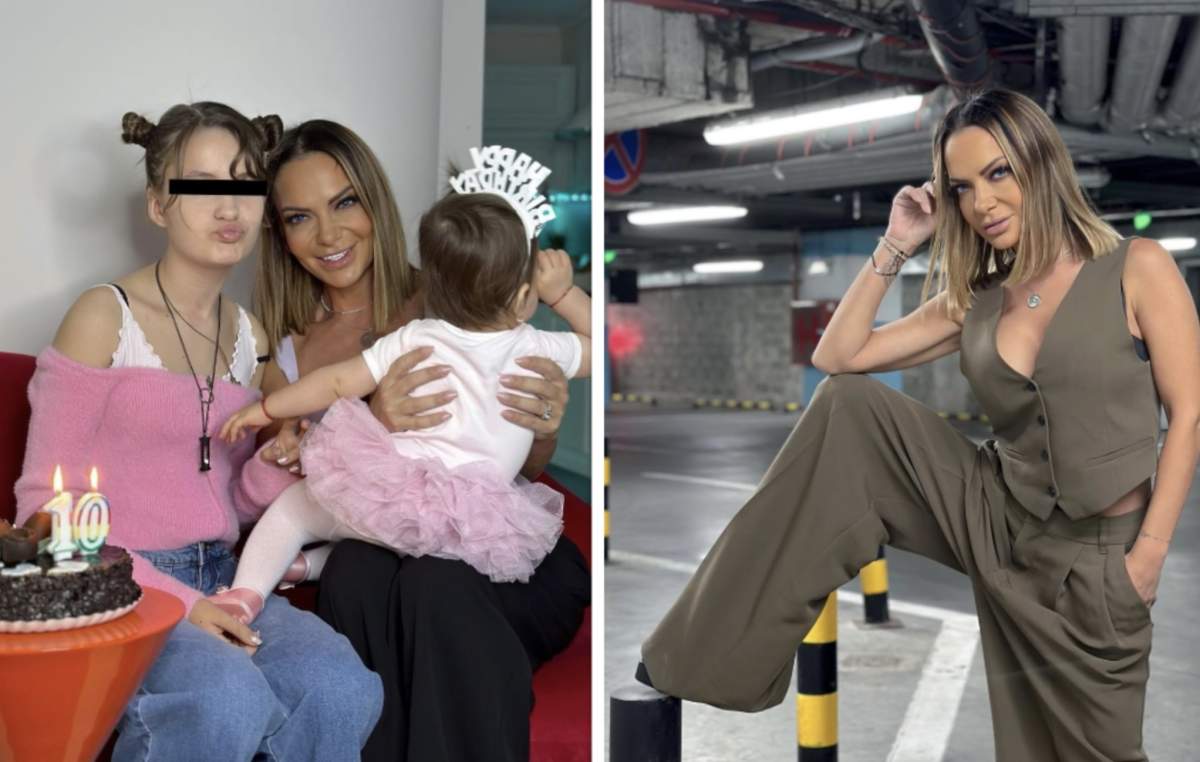 Andreea Antonescu si cele doua fiice ale sale Andreea Antonescu este mai fericita ca niciodată