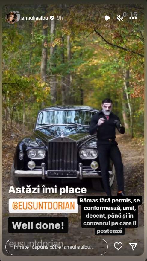 Iulia Albu, mesaj de încurajare pentru Dorian Popa, după ce vloggerul a fost prins drogat la volan: „Rămas fără permis...”. Ce a postat criticul de modă / FOTO