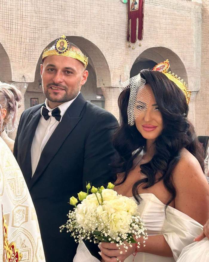 Claudia Shik și partenerul ei, Cristian, s-au căsătorit religios. Imagini emoționante din ziua în care au devenit soț și soție și în fața lui Dumnezeu / FOTO
