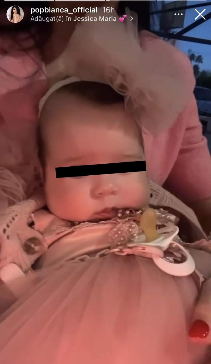 Fiica Biancăi Pop a împlinit 5 luni
