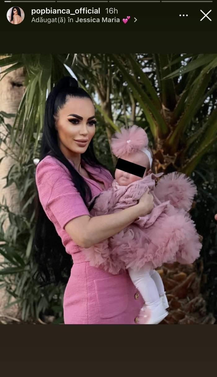 Fiica Biancăi Pop a împlinit 5 luni