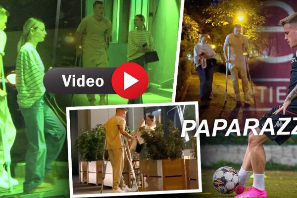Claudiu Petrila se poate considera un bărbat norocos! Cine este femeia care are grijă de fotbalistul de la Rapid, după accidentarea suferită în meciul din etapa trecută / PAPARAZZI