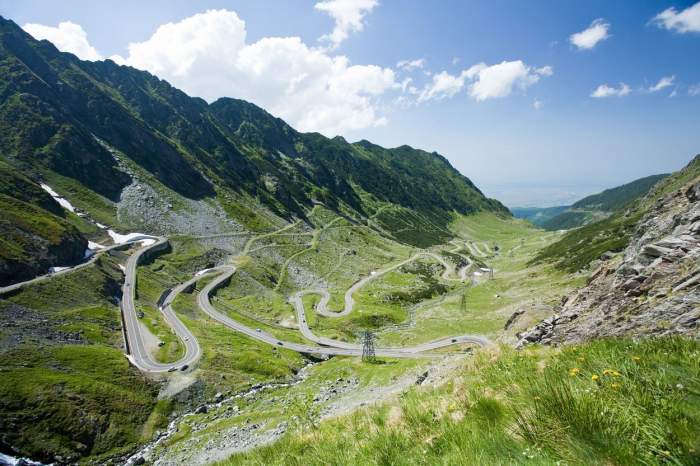 Peisaje superbe în Transfăgărășan