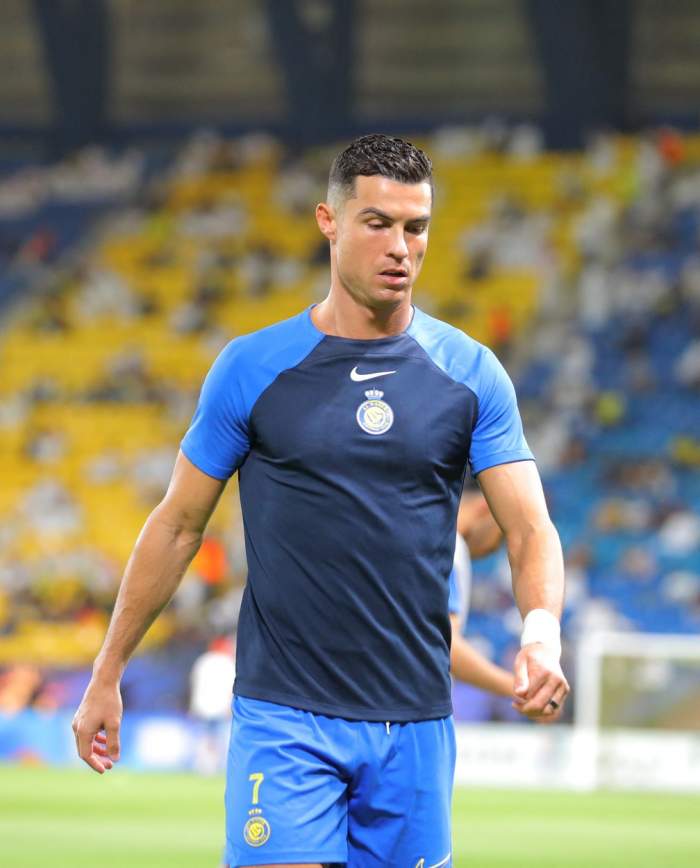 Cristiano Ronaldo pe teren