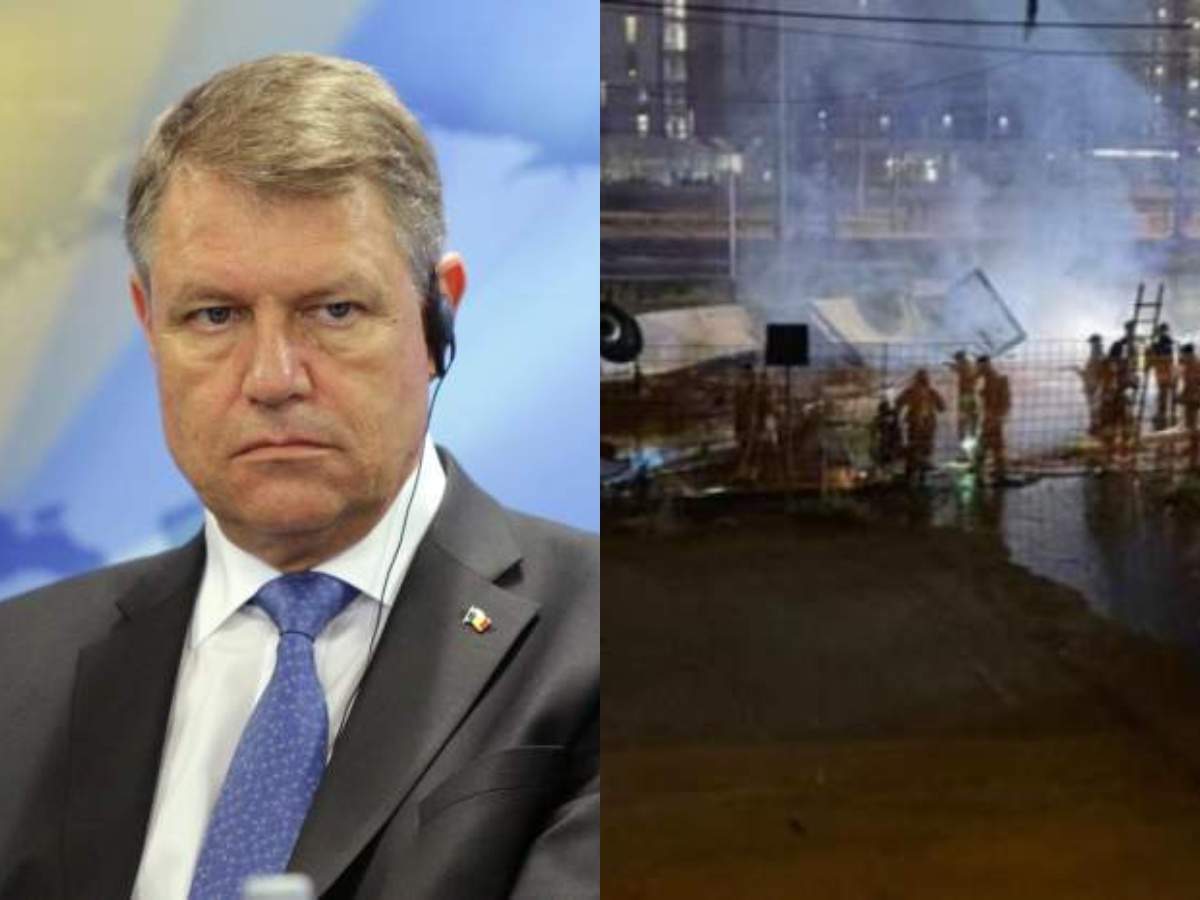 Colaj Klaus Iohannis și accidentul din Italia