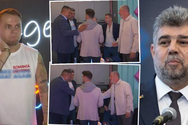 Marcel Ciolacu, apariție inedită la ziua lui Codin Maticiuc! Ce tricou cu mesaj interesant a purtat premierul / PAPARAZZI