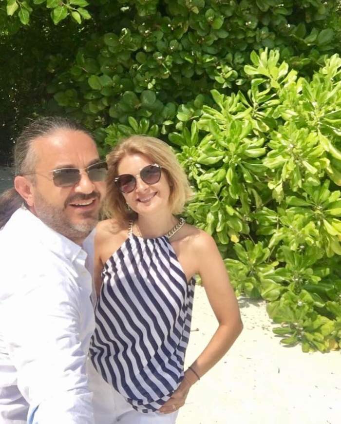 Alessandra Stoicescu și soțul, Sergiu Constantinescu