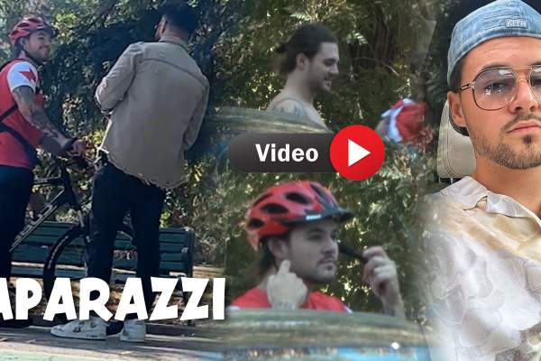 Dacă se lasă de muzică, Mario Fresh știe unde să se reprofileze! Cât de bine se descurcă artistul în rolul de...livrator! / PAPARAZZI