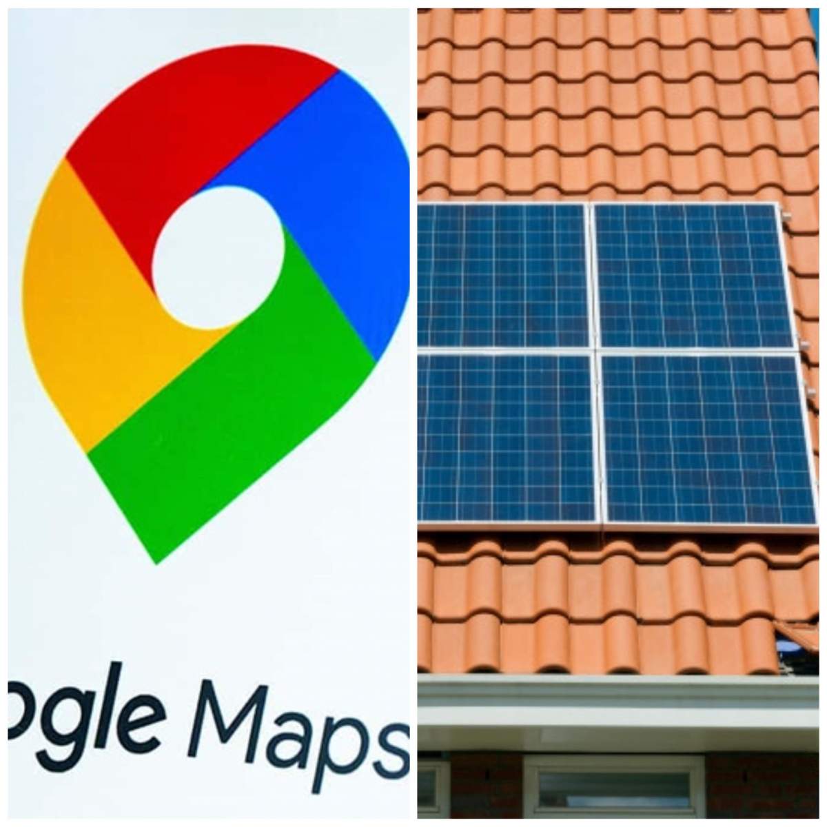 Google Maps și panouri solare